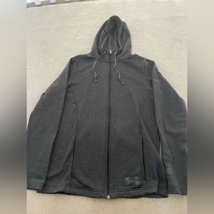 Gray Full-Zip Hoodie